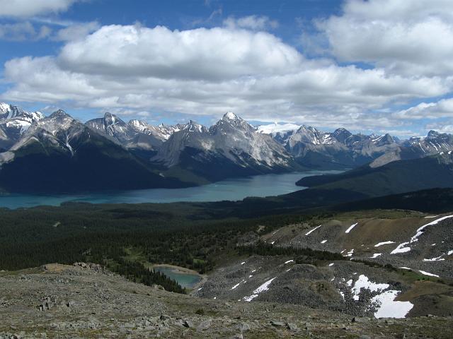 Canadian Rockies-309.JPG - Maligne Lake from Bald Hills Trail